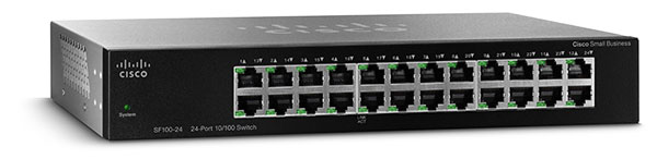 Cisco SF100 24 24 Port 10 100 Switch SecureITStore Au